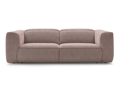 undefined, 3er Sofa BOBOCHIC WILLIAM Stoff chiniert rosa