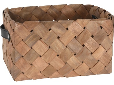 undefined, Aufbewahrungskorb NIAOULI braun 23x30x15cm, Aufbewahrungskorb NIAOULI braun 23x30x15cm
