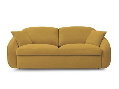 undefined, 3er Sofa BOBOCHIC CEZANNE Stoff gelb
