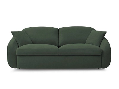 undefined, 3er Sofa BOBOCHIC CEZANNE Stoff grün