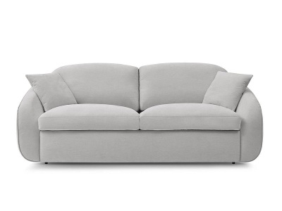 undefined, 3er Sofa BOBOCHIC CEZANNE Stoff hellgrau