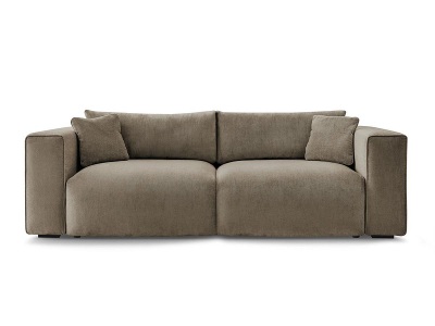 undefined, 3er Sofa BOBOCHIC EZECHIEL Stoff taupe