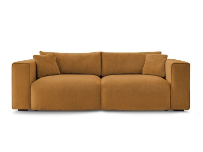 undefined, 3er Sofa BOBOCHIC EZECHIEL Stoff orange