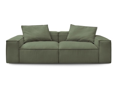 undefined, 3er Sofa BOBOCHIC BOHEME Cord-Stoff grün, 3er Sofa BOBOCHIC BOHEME Cord-Stoff grün
