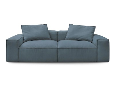 undefined, 3er Sofa BOBOCHIC BOHEME Cord-Stoff dunkelblau, 3er Sofa BOBOCHIC BOHEME Cord-Stoff dunkelblau