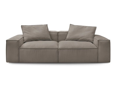 undefined, 3er Sofa BOBOCHIC BOHEME Cord-Stoff taupe