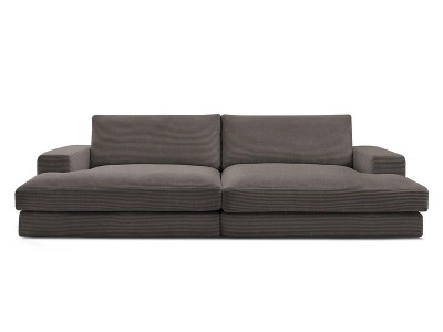 undefined, 3er Sofa BOBOCHIC LEONARD Cord-Stoff rotbraun, Sofa BOBOCHIC LEONARD Cord-Stoff rotbraun
