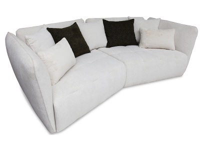 undefined, 3er Sofa BAYO Stoff beige