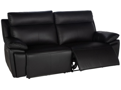 undefined, 3er Sofa EDER Echtleder schwarz, 3er Sofa EDER Echtleder schwarz