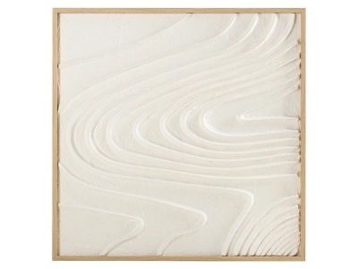 undefined, Leinwand NAOMI weiss 80x80x4cm, Leinwand NAOMI weiss 80x80x4cm