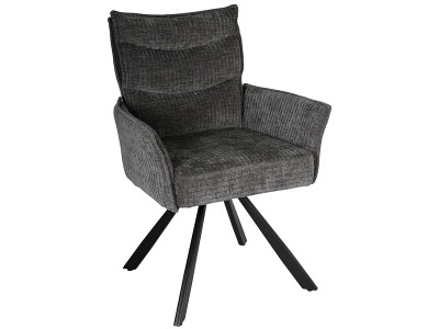 undefined, Stuhl MARLA Stoff grau Drehsitz, Stuhl MARLA Stoff grau Drehsitz