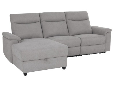 undefined, Ecksofa STOL Polyester grau, Ecksofa STOL Polyester grau