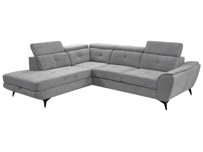undefined, Ecksofa SKAGAF Polyester grau, Ecksofa SKAGAF Polyester grau