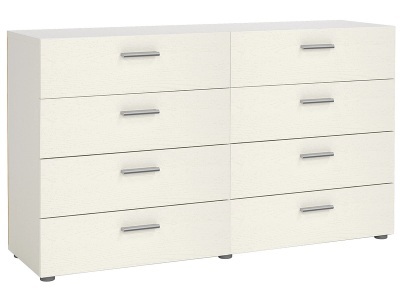 undefined, Kommode NAIA 8 Schubladen 140x40.3x81.7cm esche, 