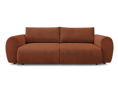 undefined, 3er Sofa BOBOCHIC LUCIEN Stoff orange