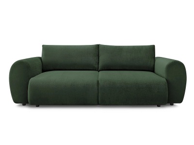 undefined, 3er Sofa BOBOCHIC LUCIEN Stoff grün