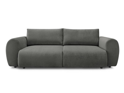 undefined, 3er Sofa BOBOCHIC LUCIEN Stoff dunkelgrau