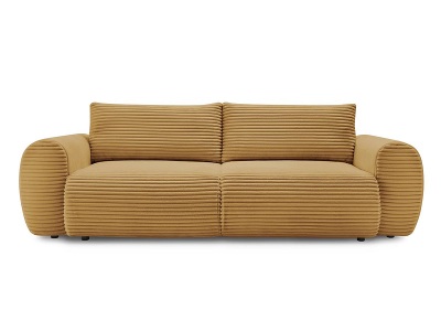 undefined, 3er Sofa BOBOCHIC LUCIEN Cord-Stoff gelb, 3er Sofa BOBOCHIC LUCIEN Cord-Stoff gelb