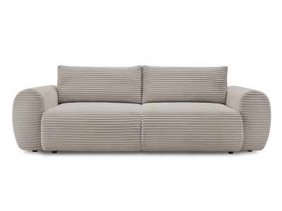 undefined, 3er Sofa BOBOCHIC LUCIEN Cord-Stoff taupe