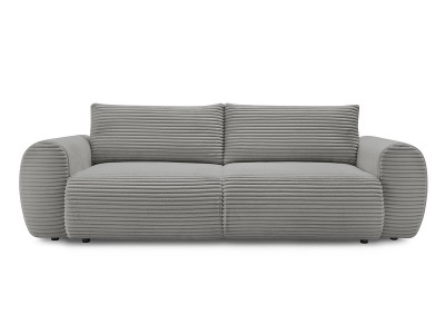 undefined, 3er Sofa BOBOCHIC LUCIEN Cord-Stoff dunkelgrau, 3er Sofa BOBOCHIC LUCIEN Cord-Stoff dunkelgrau