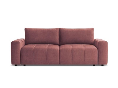 undefined, 3er Sofa BOBOCHIC ARSENE Samt orange
