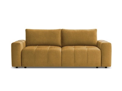 undefined, 3er Sofa BOBOCHIC ARSENE Samt gelb, 3er Sofa BOBOCHIC ARSENE Samt gelb