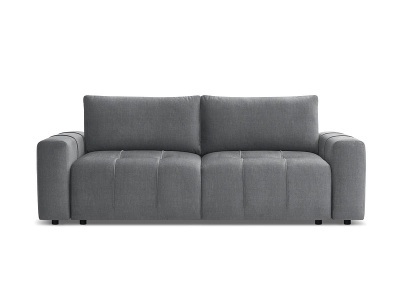 undefined, 3er Sofa BOBOCHIC ARSENE Samt dunkelgrau, 3er Sofa BOBOCHIC ARSENE Samt dunkelgrau