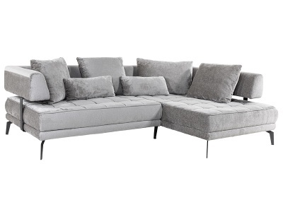 undefined, Ecksofa GIOTTO Stoff grau, Ecksofa GIOTTO Stoff grau