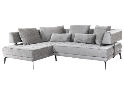 undefined, Ecksofa GIOTTO Stoff grau, Ecksofa GIOTTO Stoff grau