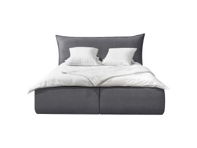undefined, Bettkasten BOBOCHIC JADE 160x200cm dunkelgrau