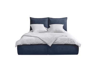 undefined, Bettkasten BOBOCHIC GARANCE 180x200cm blau