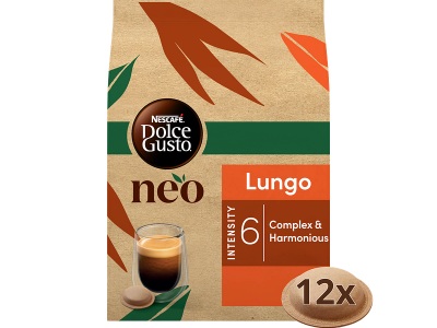 Nescafé, NESCAFÉ Dolce Gusto Neo Lungo - Kaffeekapseln, Nescafé Dolce Gusto Neo Lungo Kaffeepods 12 Stk.