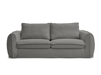 undefined, 3er Sofa BOBOCHIC ARCHIMEDE Stoff dunkelgrau