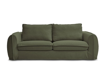 undefined, 3er Sofa BOBOCHIC ARCHIMEDE Stoff grün