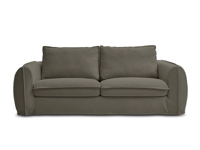 undefined, 3er Sofa BOBOCHIC ARCHIMEDE Stoff taupe