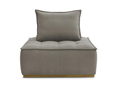 undefined, Modulare Sessel für Sofa BOBOCHIC ELISA Stoff mit Textur taupe