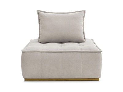 undefined, Modulare Sessel für Sofa BOBOCHIC ELISA Stoff mit Textur beige
