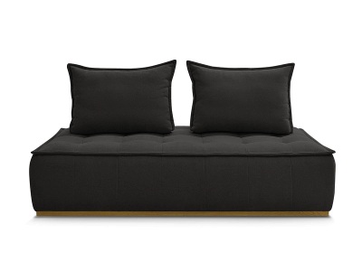 undefined, Modulare Sessel für Sofa BOBOCHIC ELISA Stoff mit Textur schwarz