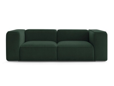 undefined, 2er Sofa BOBOCHIC ZEPHYR Stoff mit Textur grün, 2er Sofa BOBOCHIC ZEPHYR Stoff mit Textur grün