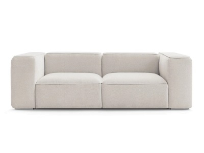undefined, 2er Sofa BOBOCHIC ZEPHYR Stoff mit Textur beige