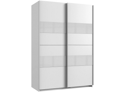 Wimex, Wimex Schwebetürenschrank »Altona«, Wimex Schwebetürenschrank »Altona«, mit Glaselementen und zusätzlichen Einlegeböden