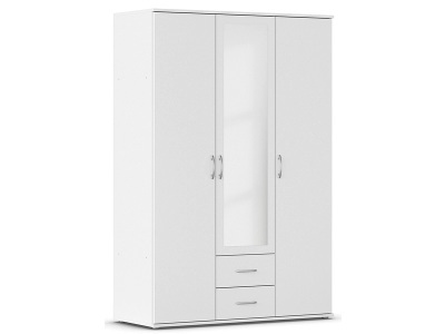 rauch BLUE, rauch BLUE Kleiderschrank »Twin«, rauch Kleiderschrank »Twin Schrank Garderobenschrank Schlafzimmerschrank Topseller«, Drehtürenschrank mit 2 Schubladen Bestseller Kleiderschrank