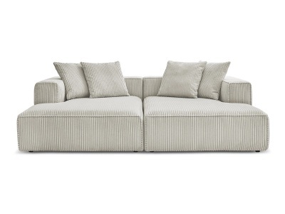 undefined, Sofa BOBOCHIC NINA Cord-Stoff hellgrau, Sofa BOBOCHIC NINA Cord-Stoff hellgrau
