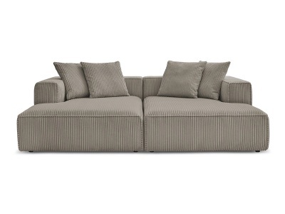 undefined, Sofa BOBOCHIC NINA Cord-Stoff taupe, Sofa BOBOCHIC NINA Cord-Stoff taupe