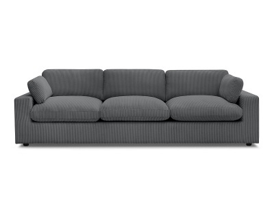 undefined, Sofa BOBOCHIC BELAIR Cord-Stoff dunkelgrau, Sofa BOBOCHIC BELAIR Cord-Stoff dunkelgrau