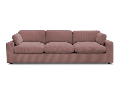 undefined, Sofa BOBOCHIC BELAIR Cord-Stoff rosa, Sofa BOBOCHIC BELAIR Cord-Stoff rosa