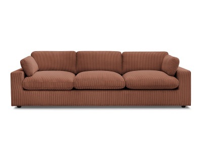 undefined, Sofa BOBOCHIC BELAIR Cord-Stoff orange, Sofa BOBOCHIC BELAIR Cord-Stoff orange