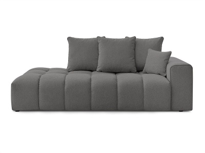 undefined, 3er Sofa BOBOCHIC MONT-BLANC Stoff chiniert dunkelgrau
