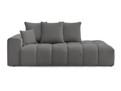 undefined, 3er Sofa BOBOCHIC MONT-BLANC Stoff chiniert dunkelgrau