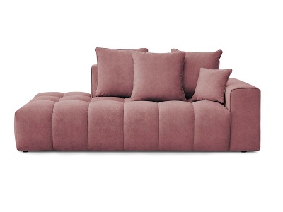 undefined, 3er Sofa BOBOCHIC MONT-BLANC Samt rosa